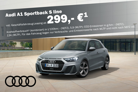 Audi A1 Sportback S line Geschäftsleasing